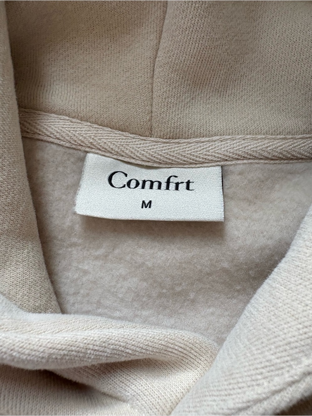 Cream Comfrt Signature hoodie - Picture 3 of 4